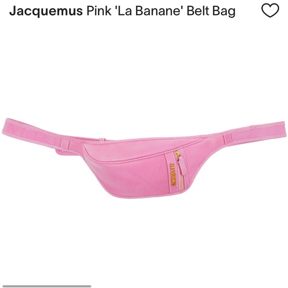 Jacquemus Pink Le Banane Belt Bag - Picture 5 of 6